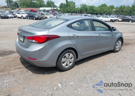 2016 Hyundai Elantra Se z USA, uszkodzony, nr VIN KMHDH4AE7GU543730